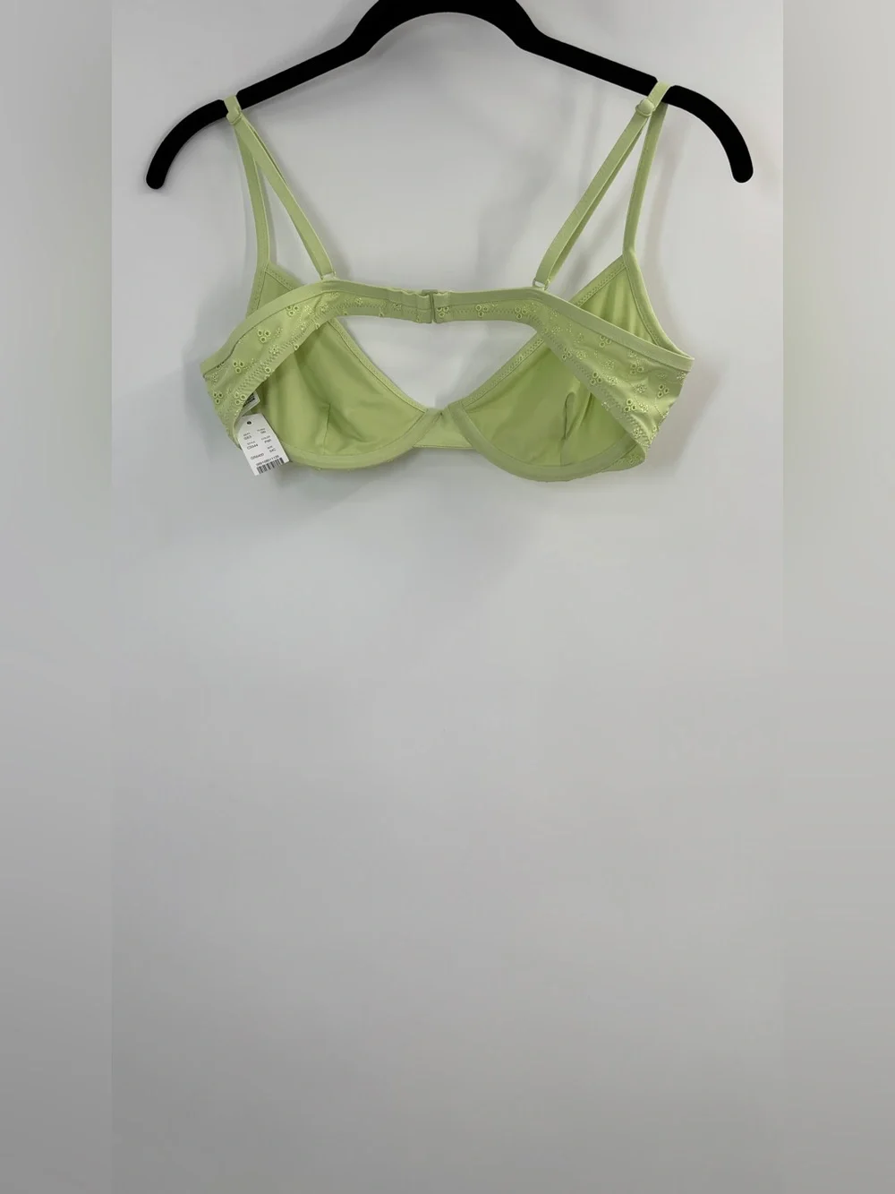 J.Crew Underwire eyelet bikini top 34C